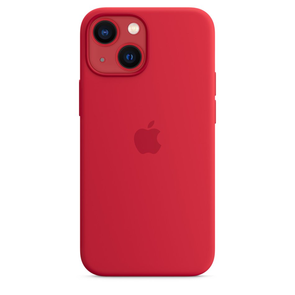 Чехол для iPhone 13 mini Apple Silicone Case with Magsafe (Red) MM233 UA