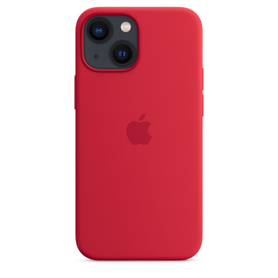 Чехол для iPhone 13 mini Apple Silicone Case with Magsafe (Red) MM233 UA