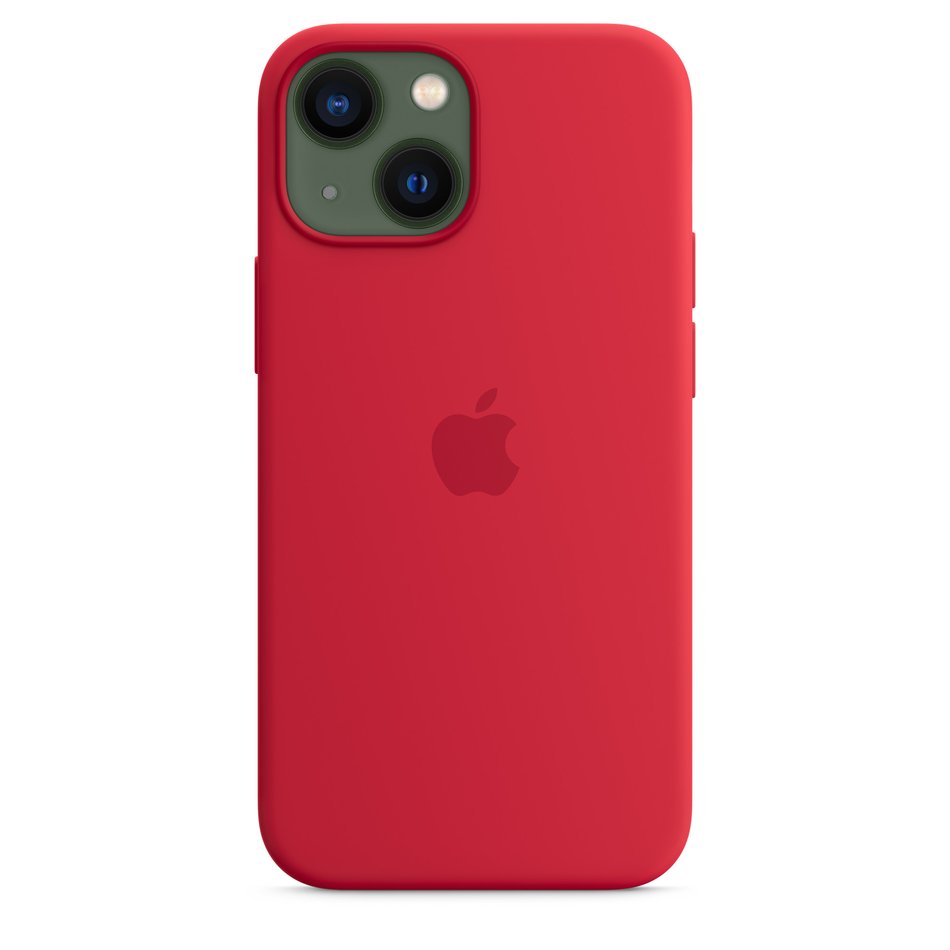 Чехол для iPhone 13 mini Apple Silicone Case with Magsafe (Red) MM233 UA