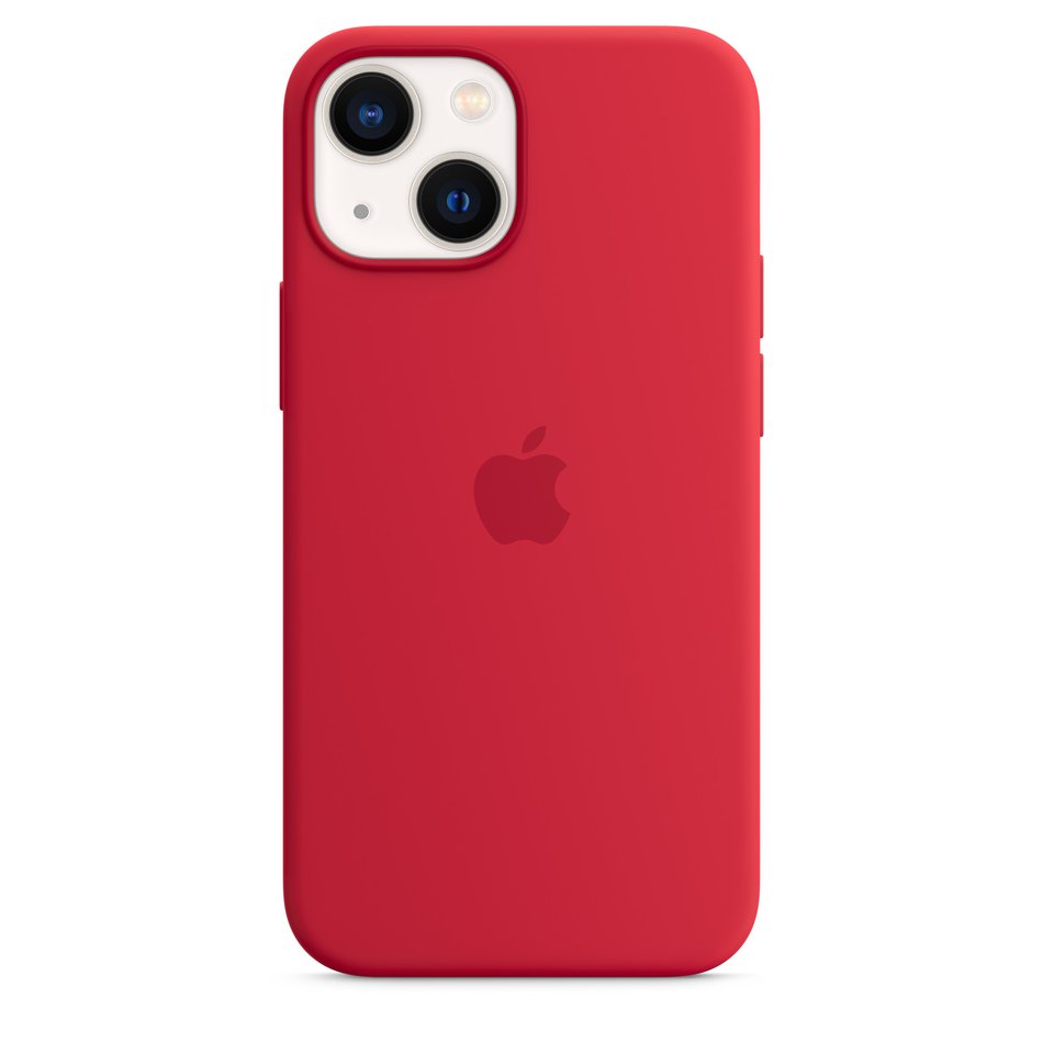 Чохол для iPhone 13 mini Apple Silicone Case with Magsafe (Red) MM233 UA