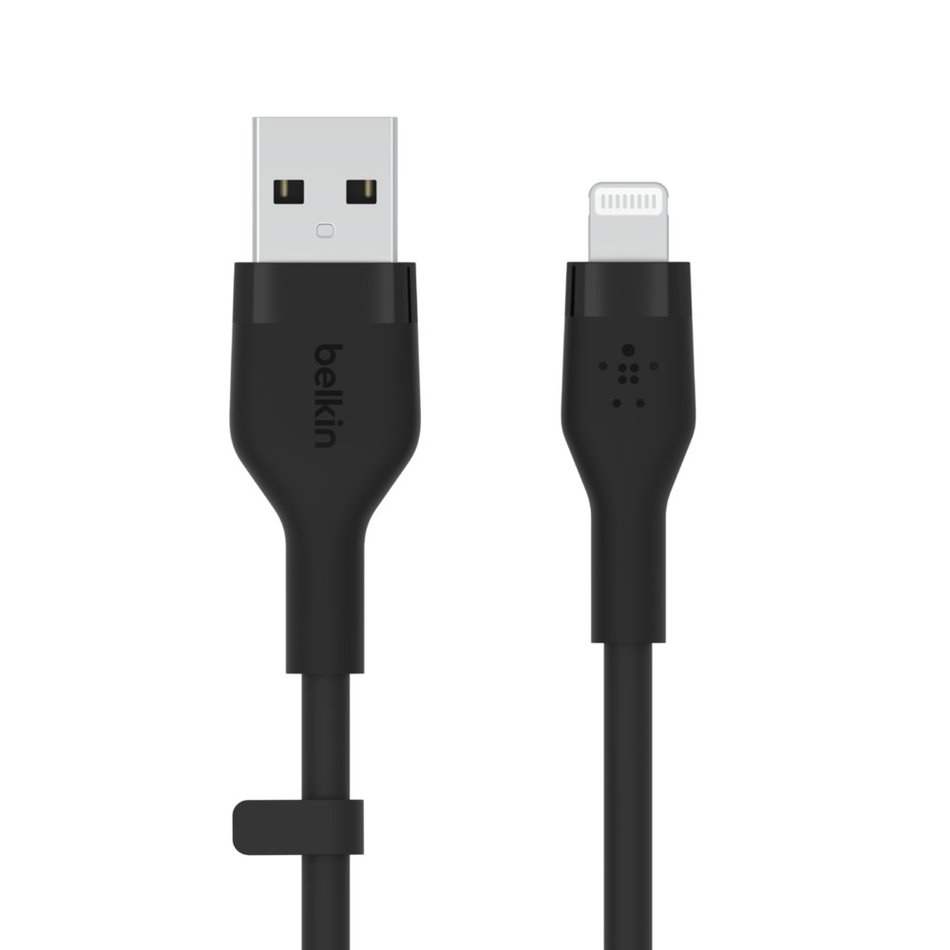 Кабель Belkin BOOST↑CHARGE Flex USB-A Cable with Lightning Connector (Black) CAA008BT1MBK