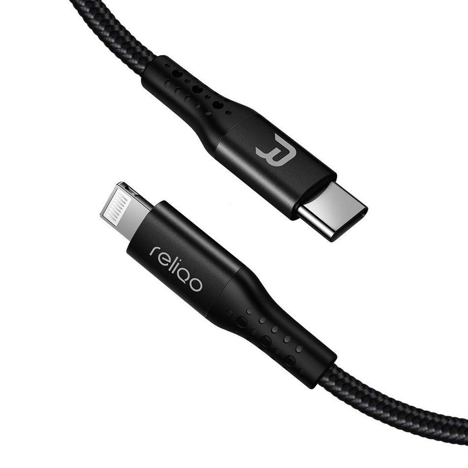 USB шнур McDodo RCA-705 PD MFI Type-C to Lightning 1,2 m (Black)