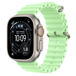 Apple Watch Ultra 3 GPS + Cellular 49mm Natural Tit. Case w. Neon Green Ocean Band (MGCF4)