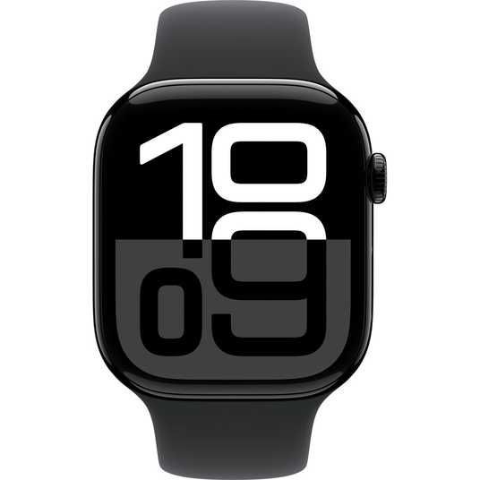 Apple Watch Series 10 GPS 46mm Jet Black Alu. Case w. Black Sport