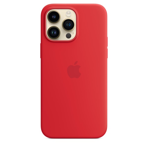 Чехол для iPhone 14 Pro Max OEM+ Silicone Case wih MagSafe (Red)