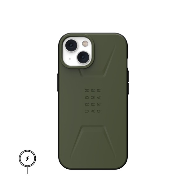 Чохол для iPhone 14 UAG Civilian Magsafe Olive (114036117272)
