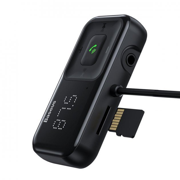 АЗП Baseus T Typed S-16 Wireless MP3 Car Charger (Black) CCTM-E01