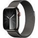 Б/У Apple Watch Series 9 GPS + Cellular 41mm Graphite S. Steel Case w. Graphite Milanese Loop