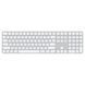 Клавіатура Apple Magic Keyboard with Touch ID and Numeric Keypad for Mac with Apple silicon USB-C White Keys (MXK73)