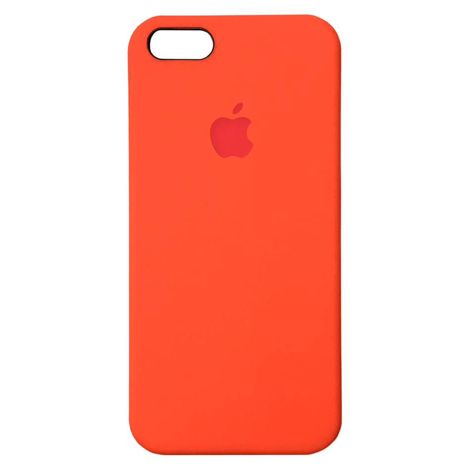 Чохол iPhone 5 / 5s / SE Silicone Case OEM ( Orange )