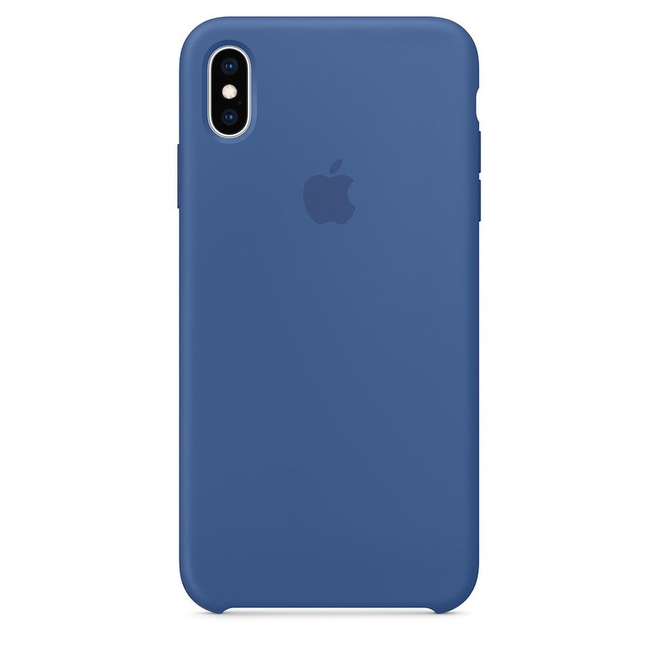 Чехол для iPhone Xs Max OEM Silicone Case ( Delft Blue )