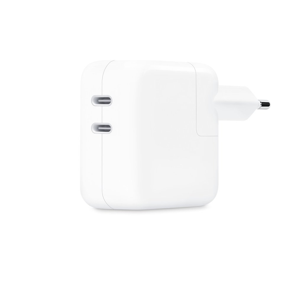 Блок живлення Apple 35W Dual USB-C Port Power Adapter (MNWP3)