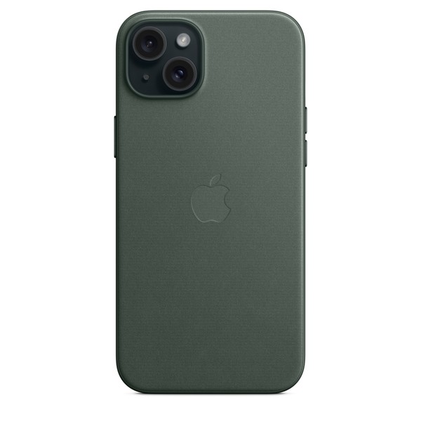 Чехол для iPhone 15 Plus OEM+ FineWoven with MagSafe (Evergreen)