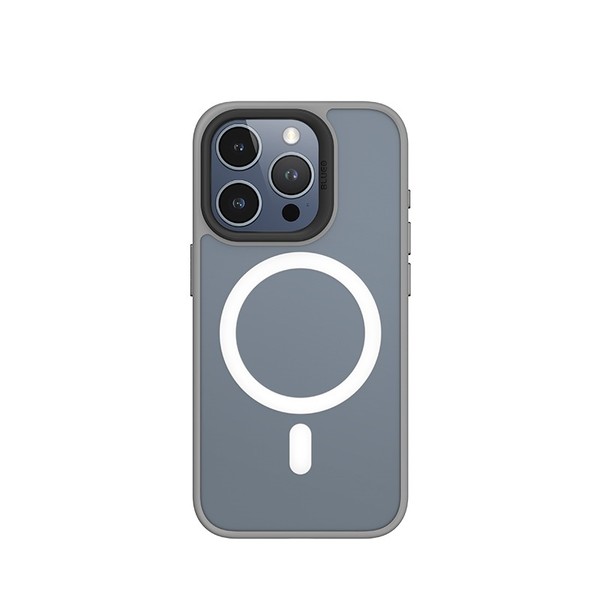 Чохол для iPhone 15 Pro Blueo Frosted Anti-Drop Case with MagSafe Grey (BK5934-I15PGR)