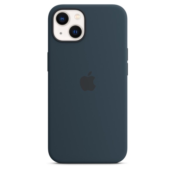 Чехол для iPhone 13 Apple Silicone Case with Magsafe (Abyss Blue) MM293 UA