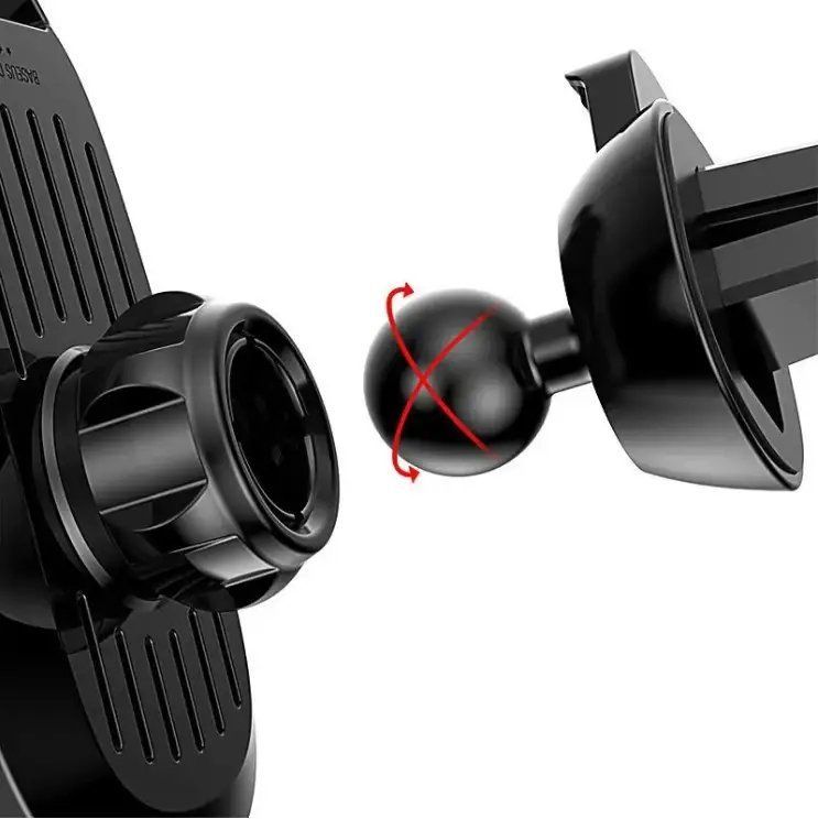 Держатель Baseus Smart Car Mount Cell Holder (Black) (SUGENT-ZN01)