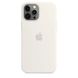 Чохол для iPhone 12 Pro Max Silicone Case with MagSafe MHLE3 (White)