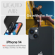 Чохол для iPhone 14 Spigen Liquid Air, Matte Black (ACS05037)
