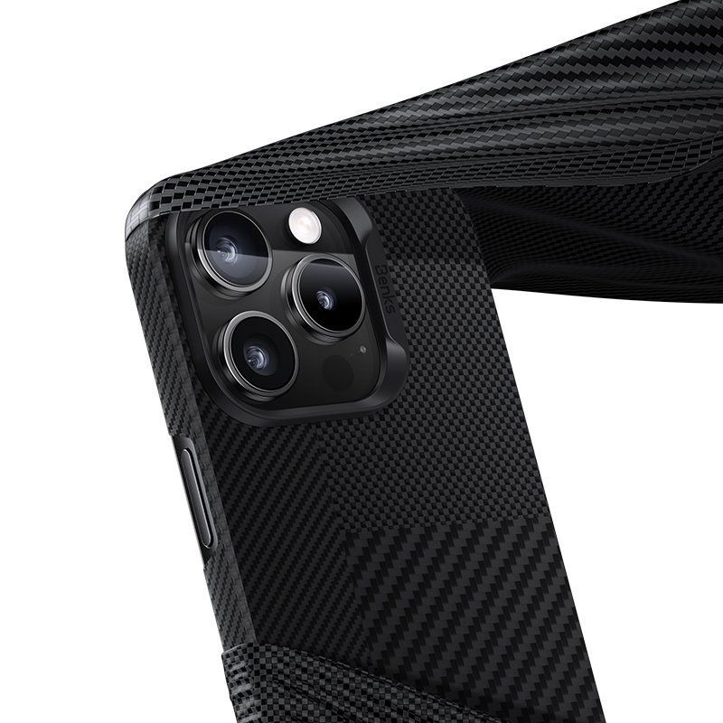 Чехол iPhone 17 Pro Max Benks Armor Air Kevlar Montage with MagSafe Black ( 6948005963149)