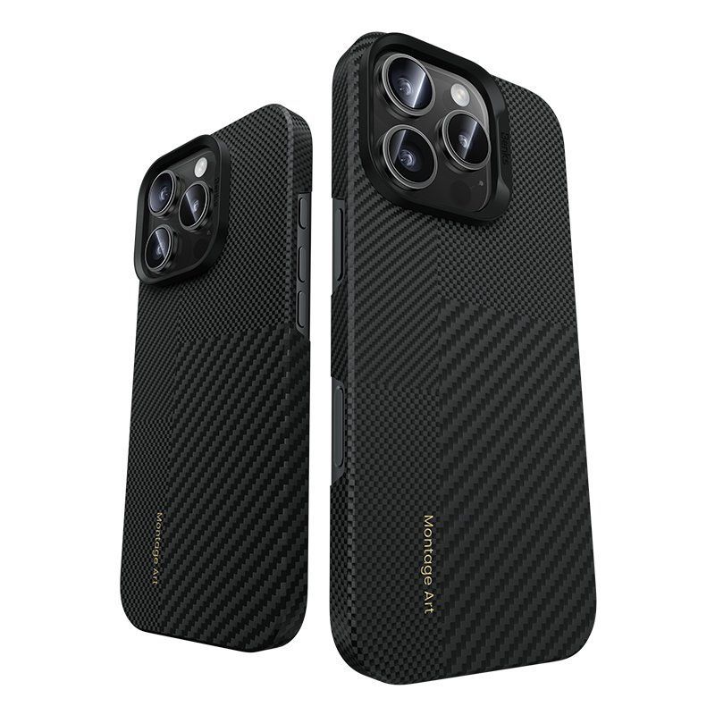 Чехол iPhone 17 Pro Max Benks Armor Air Kevlar Montage with MagSafe Black ( 6948005963149)