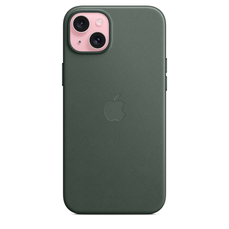 Чехол для iPhone 15 Plus OEM+ FineWoven with MagSafe (Evergreen)