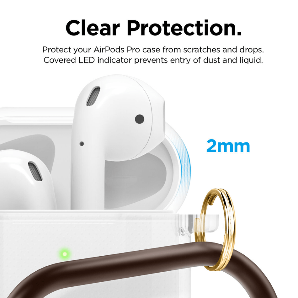 Чохол для AirPods Elago Hang Case Clear for Airpods (EAPCL-HANG-CL)