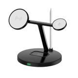 БЗП WIWU Magnetic Cableless Charger 4in1 Series (Black) (Wi-W032)