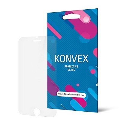 Захисне скло для iPhone 6 / 6s Konvex Protective Glass 0,26 mm ( Clear )