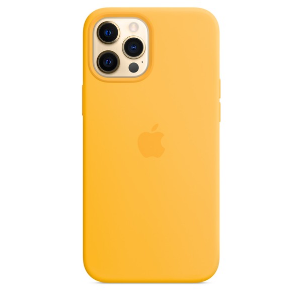 Чехол для iPhone 12 Pro Max OEM+ Silicone Case with Magsafe ( Sunflower )