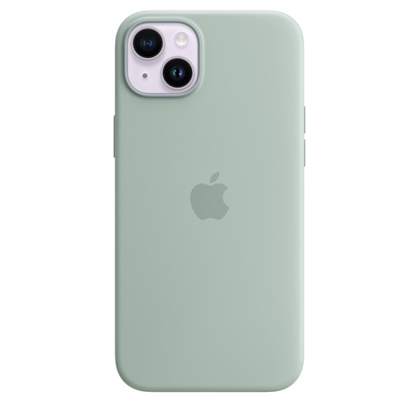 Чехол для iPhone 14 Plus OEM+ Silicone Case wih MagSafe (Succulent)