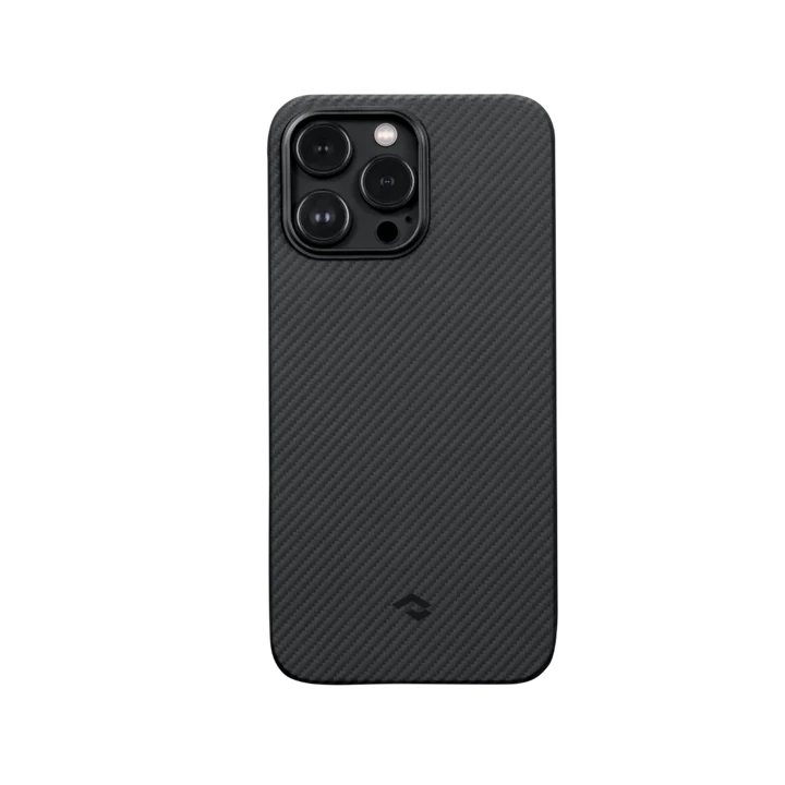 Чохол для iPhone 14 Pro Max Pitaka MagEZ Case 3 Twill 600D Black/Grey (KI1401PMA)