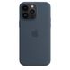 Чохол для iPhone 14 Pro Max Apple Silicone Case with MagSafe - Storm Blue (MPTQ3) UA