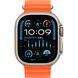 Apple Watch Ultra 2 GPS + Cellular 49mm Titanium Case with Orange Ocean Band (MREH3)