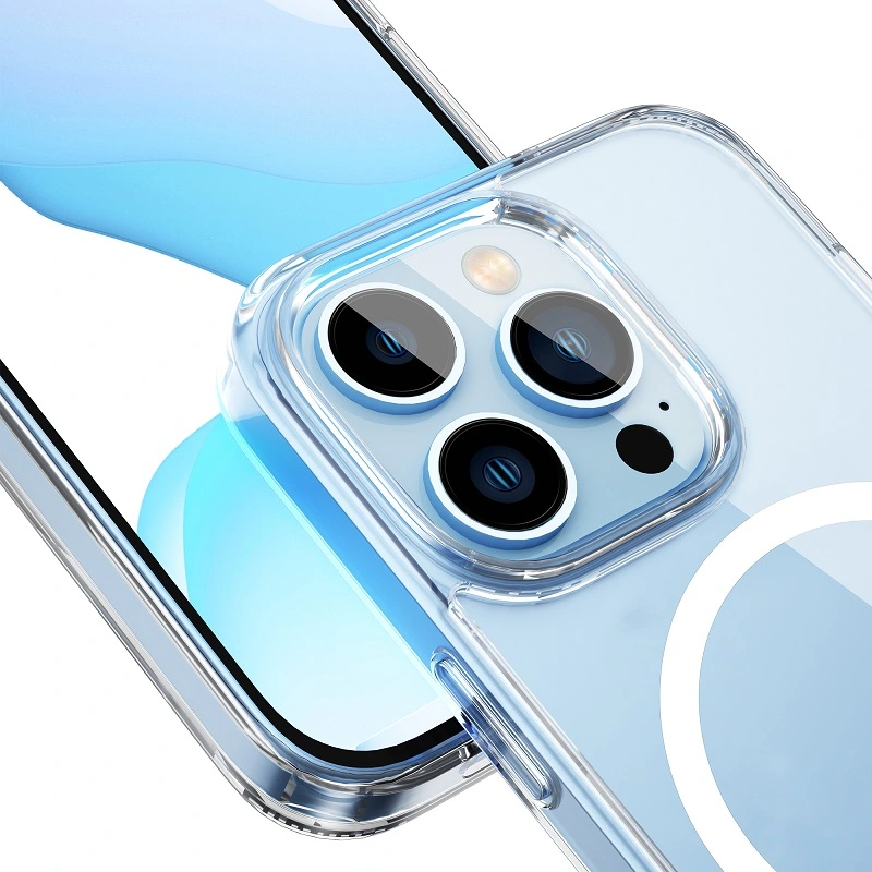 Чехол для iPhone 14 Wiwu Aurora Magnetic Crystal Case (KCC-106) Transparent