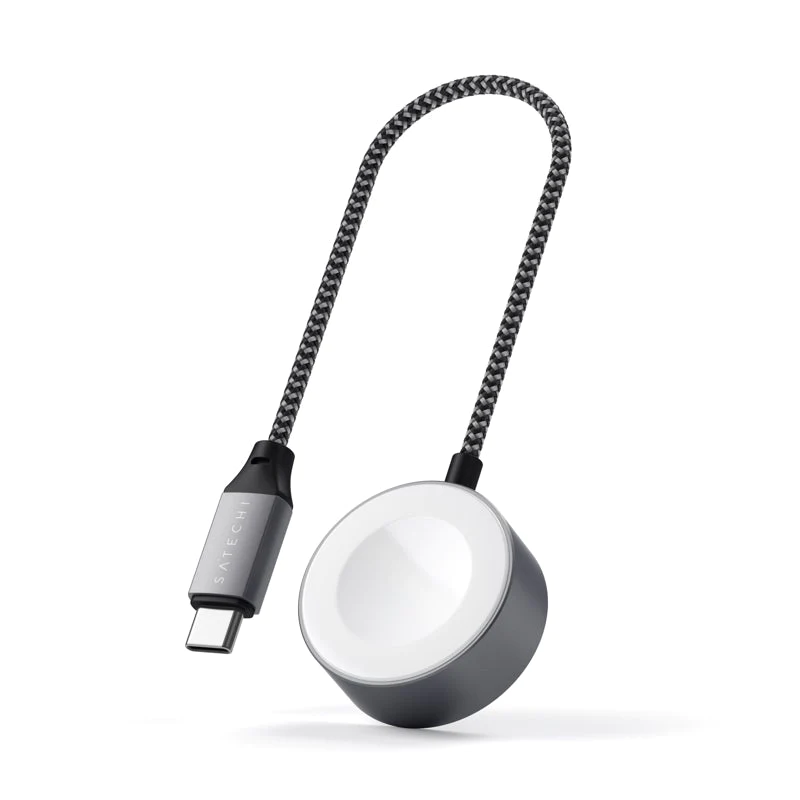 Кабель Satechi USB-C Magnetic Charging Cable для Apple Watch Space Gray (ST-TCAW7CM)