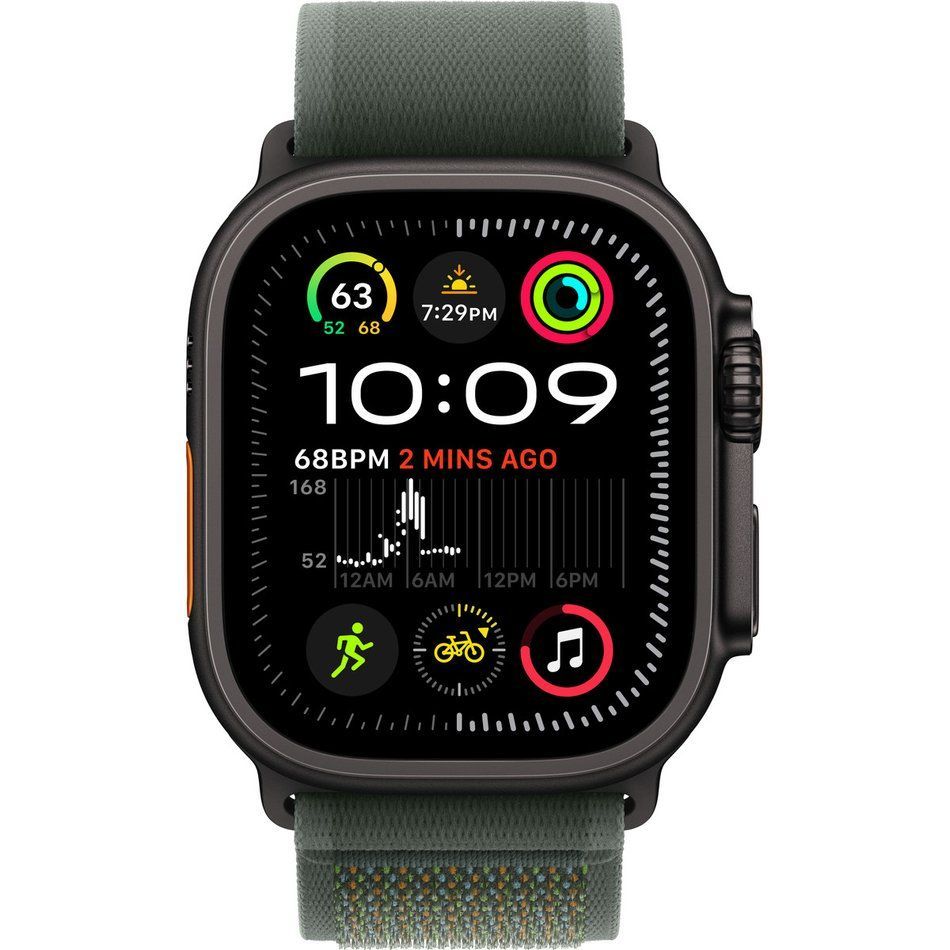 Б/У Apple Watch Ultra 2 GPS + Cellular 49mm Black Titanium Case with Green Trail Loop