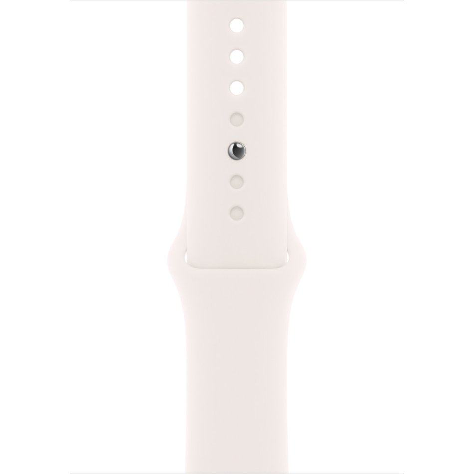 Apple Watch Series 10 GPS 46mm Rose Gold Alu. Case w. Light Blush Sport Band - M/L (MWWU3)