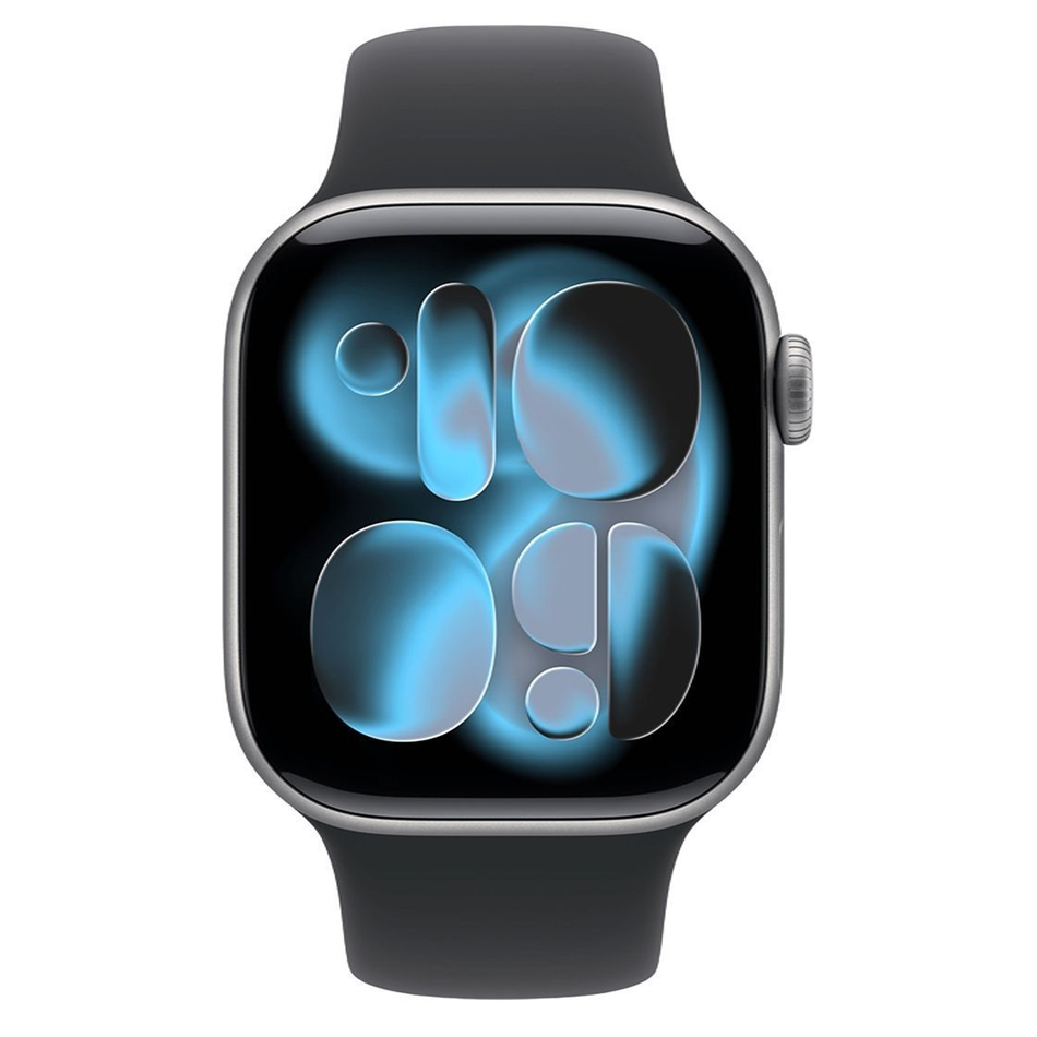 Apple Watch Series 11 GPS + Cellular 46mm Space Grey Alu. Case w. Black S. Band - S/M (MFC94)