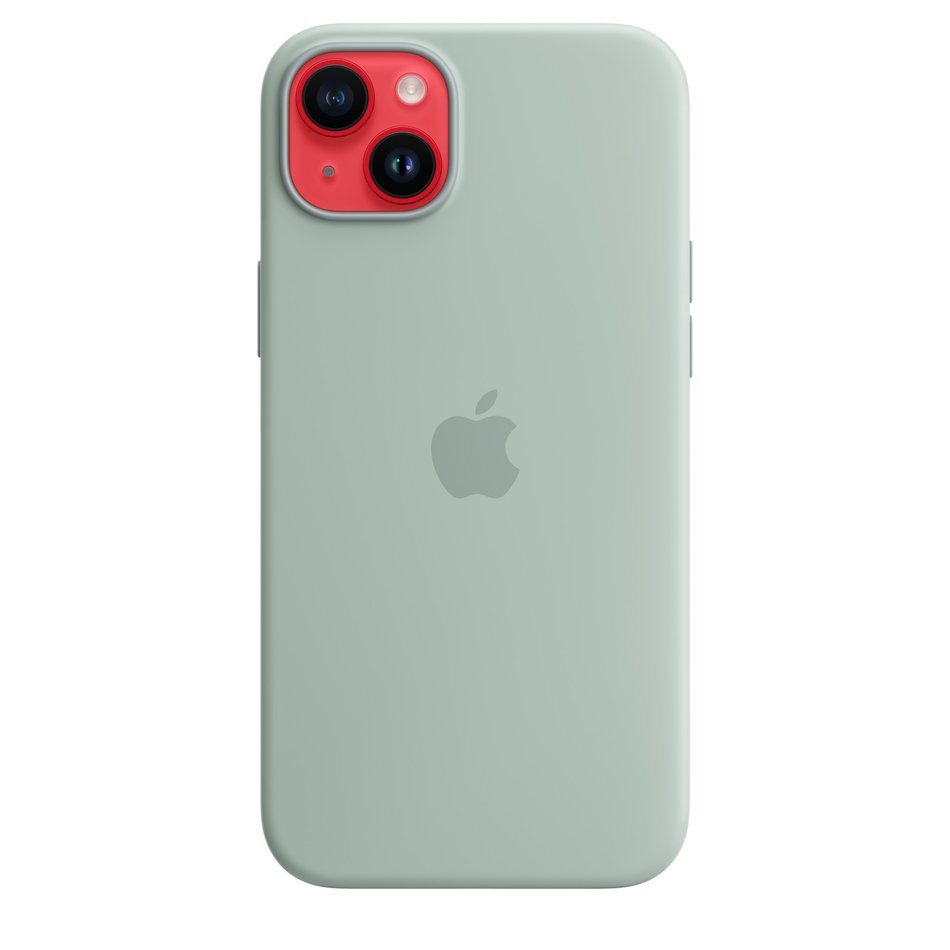 Чохол для iPhone 14 Plus OEM+ Silicone Case wih MagSafe (Succulent)