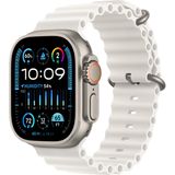 Apple Watch Ultra 2 GPS + Cellular 49mm Titanium Case with White Ocean Band (MREJ3) (008408)