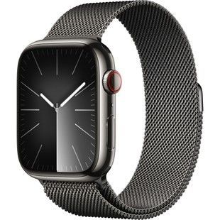 Б/У Apple Watch Series 9 GPS + Cellular 45mm Graphite S. Steel Case w. Graphite Milanese Loop