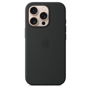 Чохол для iPhone 16 Pro Silicone Case with MagSafe (Black) (MYYJ3)