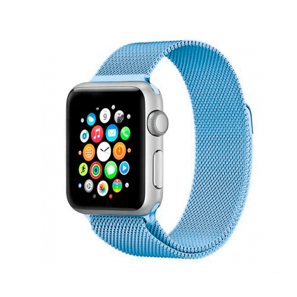 Ремешек для Apple Watch 42/44 mm OEM Milanese Loop ( Sky Blue )