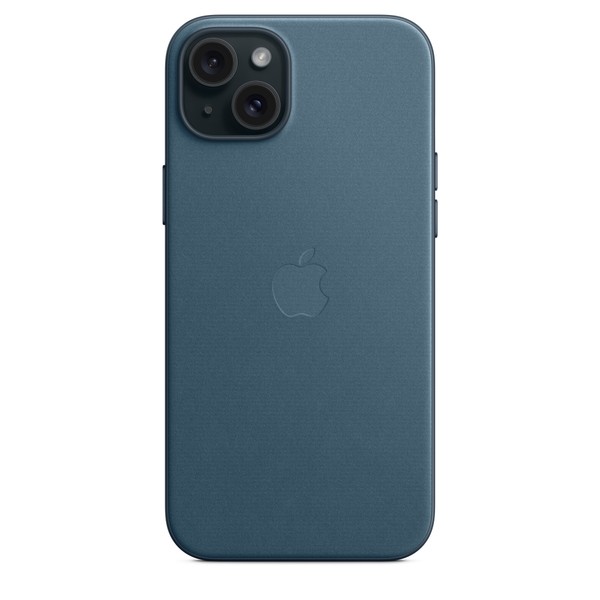Чехол для iPhone 15 Plus OEM+ FineWoven with MagSafe (Pacific Blue)