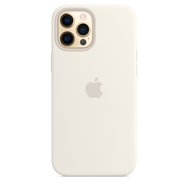 Чехол для iPhone 12 Pro Max OEM+ Silicone Case with Magsafe ( White )