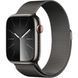 Б/У Apple Watch Series 9 GPS + Cellular 45mm Graphite S. Steel Case w. Graphite Milanese Loop