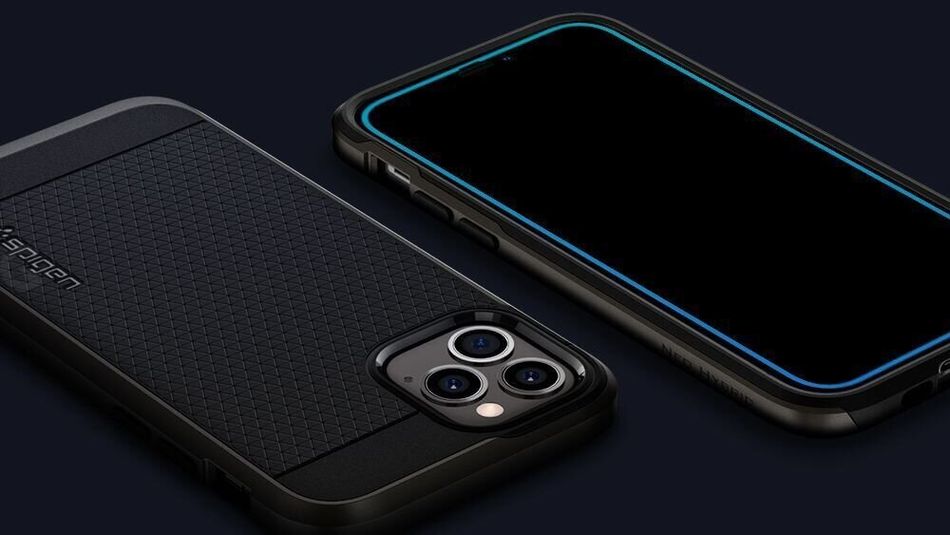 Защитное стекло для iPhone 12 Pro Max Spigen FC Black HD (1Pack) AGL01468