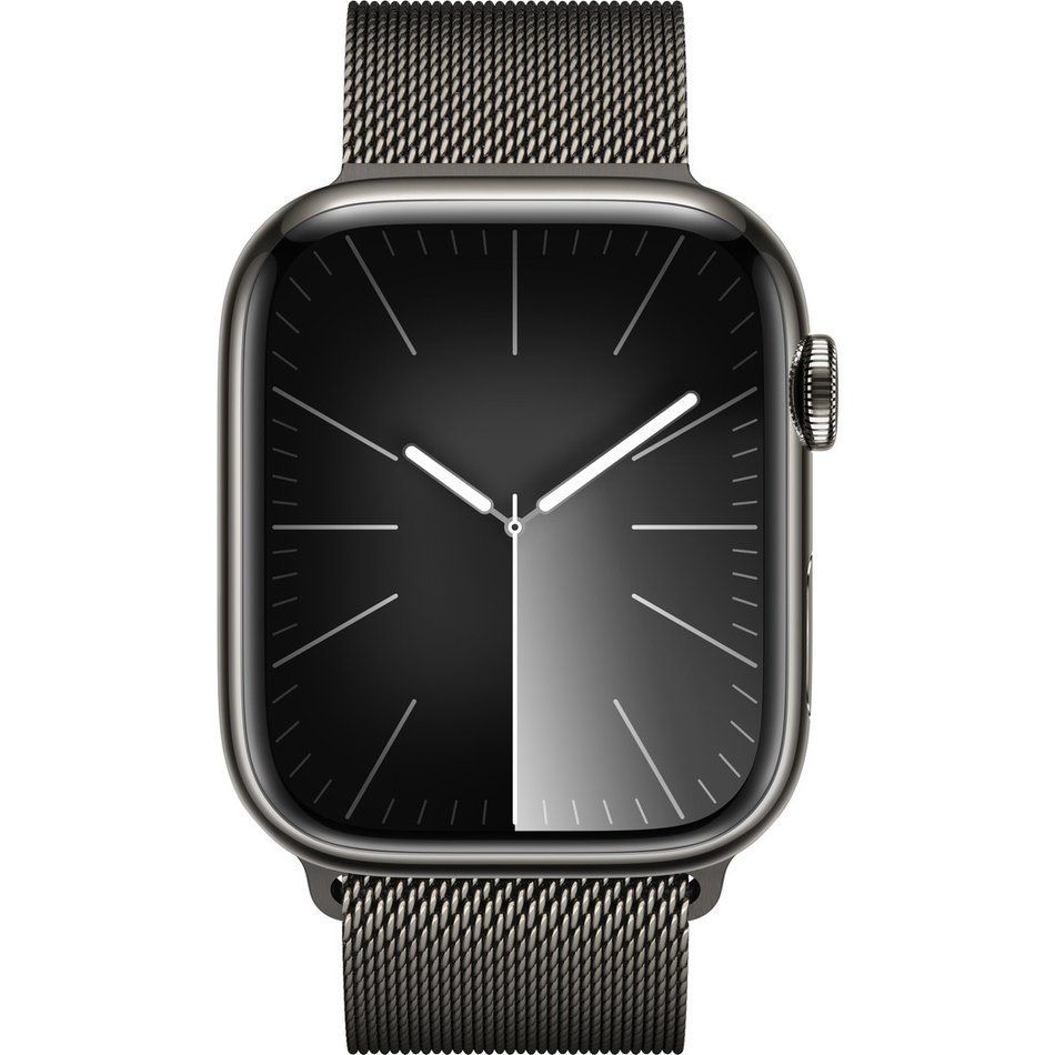 Б/У Apple Watch Series 9 GPS + Cellular 45mm Graphite S. Steel Case w. Graphite Milanese Loop