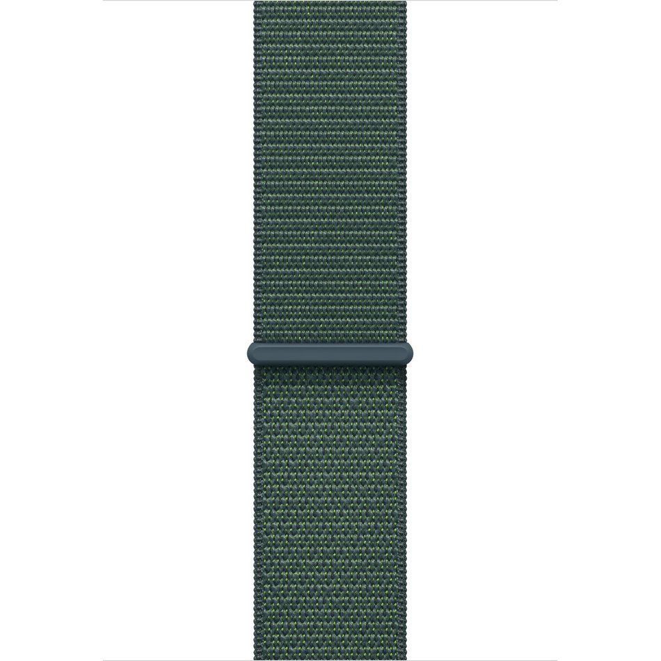 Apple Watch SE 2 GPS 44mm Starlight Aluminium Case w. Lake Green Sport Loop (MXEW3)