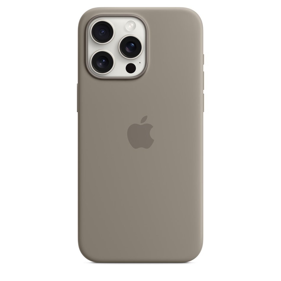 Чехол для iPhone 15 Pro Max Apple Silicone Case with MagSafe - Clay (MT1Q3)